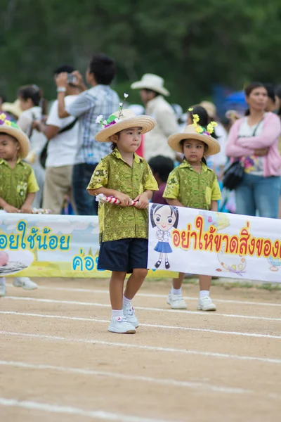 Parada sportowa dla dzieci — Zdjęcie stockowe