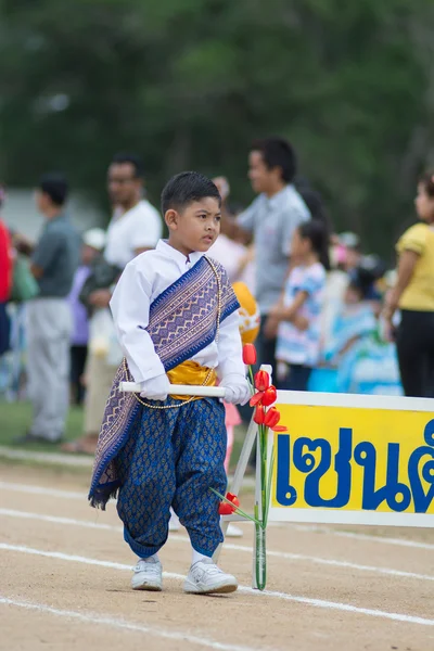 Desfile de desporto infantil — Fotografia de Stock