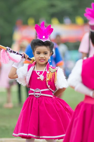 Desfile de desporto infantil — Fotografia de Stock