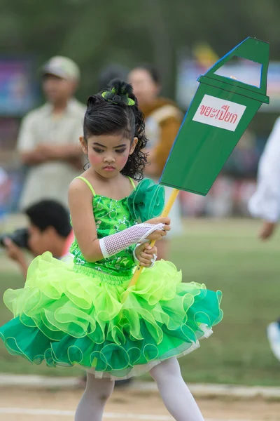 Desfile de desporto infantil — Fotografia de Stock