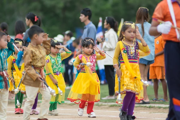 Desfile de desporto infantil — Fotografia de Stock