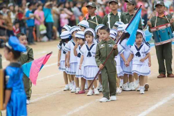 Kids sport parade — Stock Photo, Image