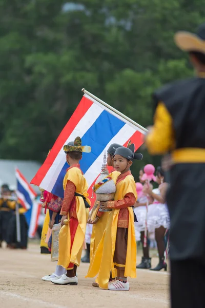 Kids sport parade — Stock Photo, Image