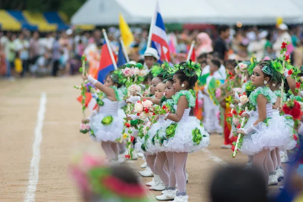 Kids sport parade — Stock Photo, Image