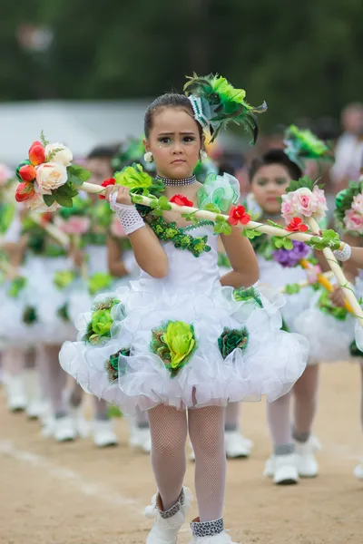 Desfile de desporto infantil — Fotografia de Stock