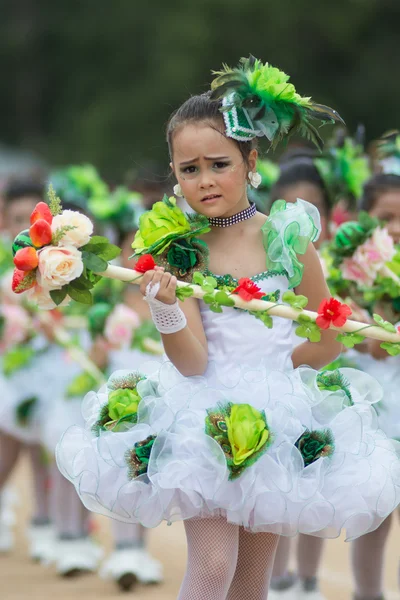 Desfile de desporto infantil — Fotografia de Stock