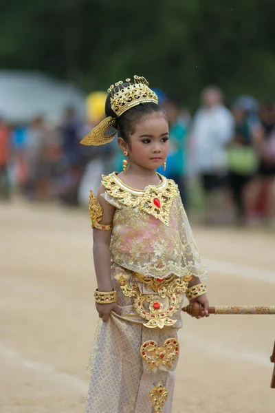 Desfile de desporto infantil — Fotografia de Stock