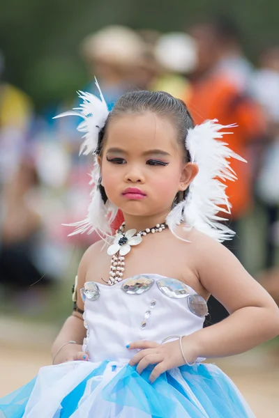 Desfile de desporto infantil — Fotografia de Stock