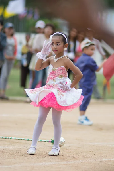 Desfile de desporto infantil — Fotografia de Stock