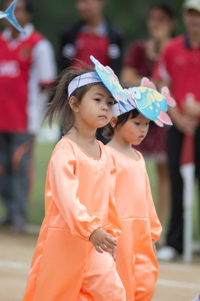 Desfile de desporto infantil — Fotografia de Stock