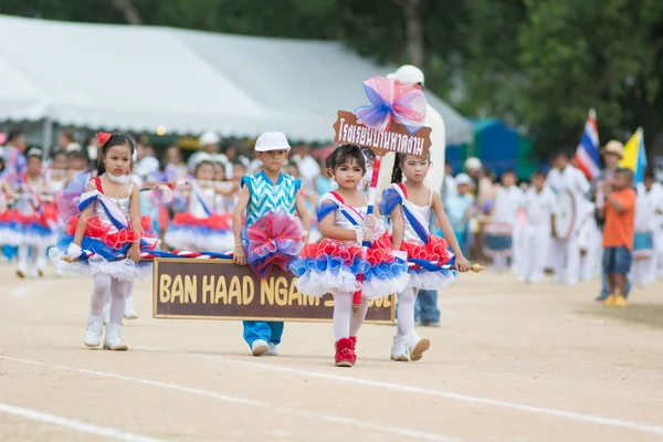 Kids sport parade — Stock Photo, Image