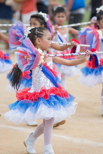 Desfile de desporto infantil — Fotografia de Stock