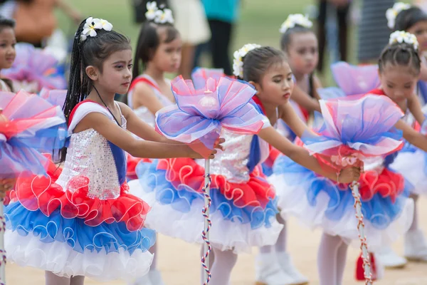 Desfile de desporto infantil — Fotografia de Stock