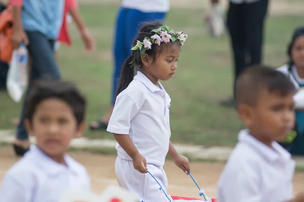 Desfile de desporto infantil — Fotografia de Stock