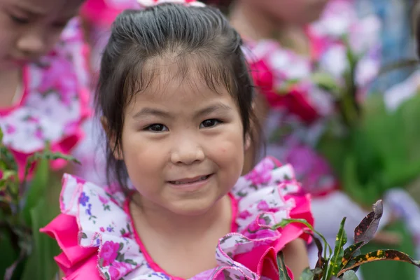 Thai students during sport parade 2014 — Stock Photo, Image