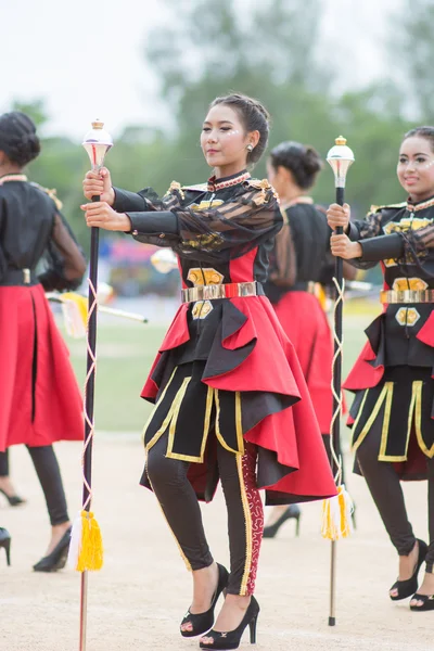 Kids during sport parade — Stock Photo, Image