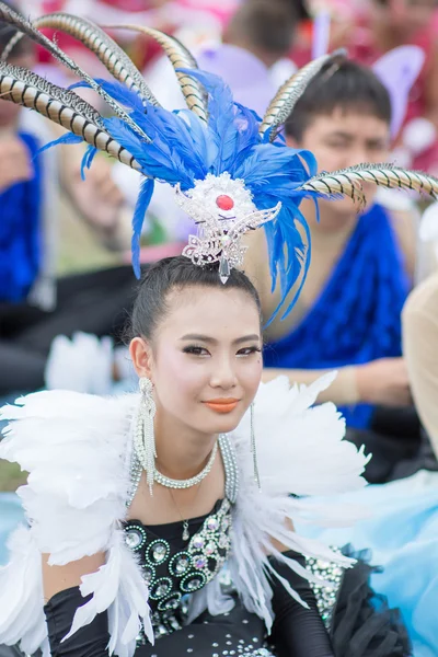 Niños durante el desfile deportivo — Foto de Stock