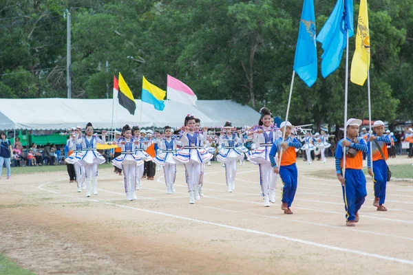 Kinderen tijdens sport parade — Stockfoto