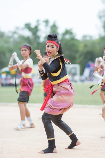 Kids during sport parade — Stock Photo, Image