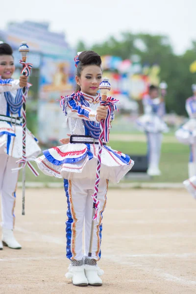 Dzieci podczas parady sportu — Zdjęcie stockowe