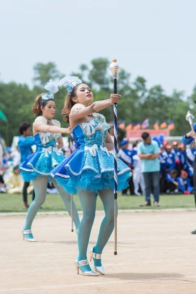 Kinderen tijdens sport parade — Stockfoto