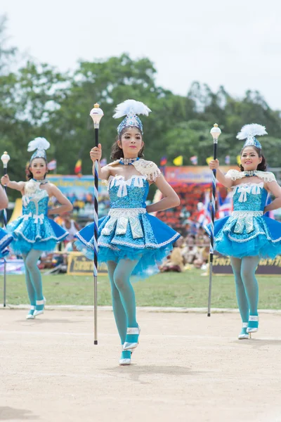 Kids during sport parade — Stock Photo, Image