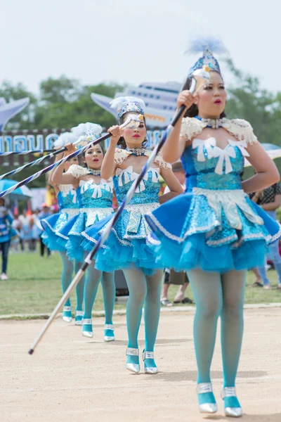 Kids during sport parade — Stock Photo, Image