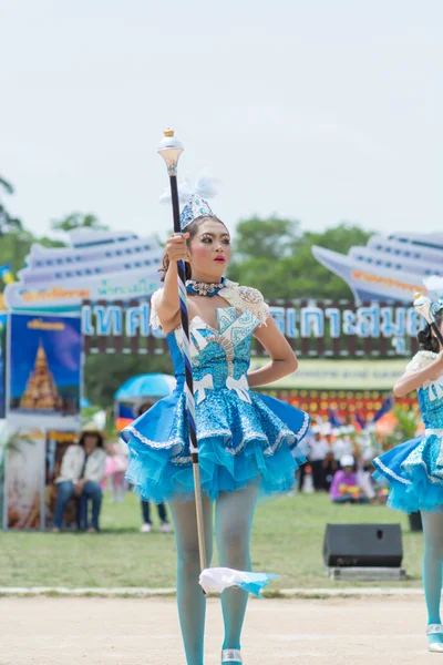 Kids during sport parade — Stock Photo, Image