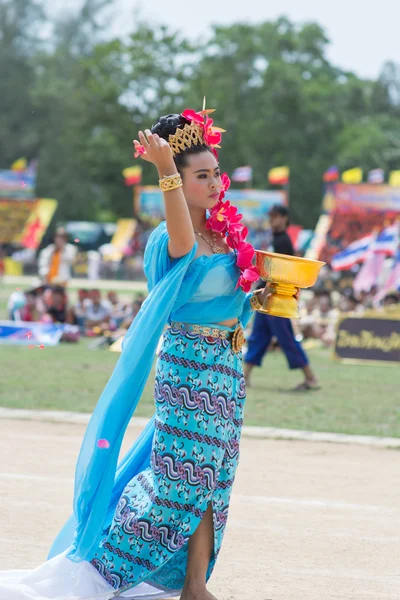 Kinderen tijdens sport parade — Stockfoto