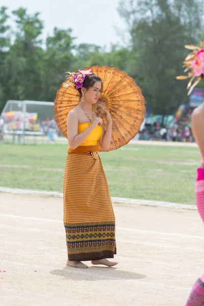 Kinderen tijdens sport parade — Stockfoto