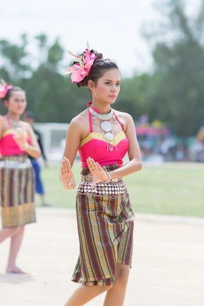 Kids during sport parade — Stock Photo, Image