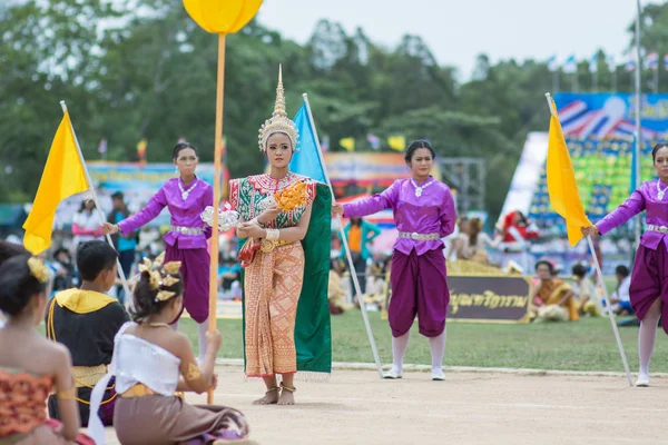 Desfile de desporto infantil — Fotografia de Stock