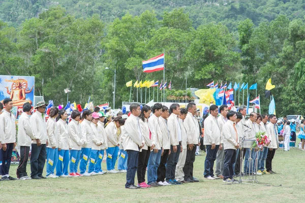 Desfile de desporto infantil — Fotografia de Stock