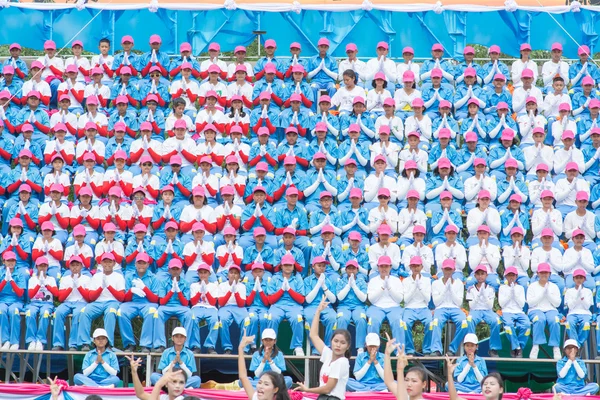 Desfile de desporto infantil — Fotografia de Stock