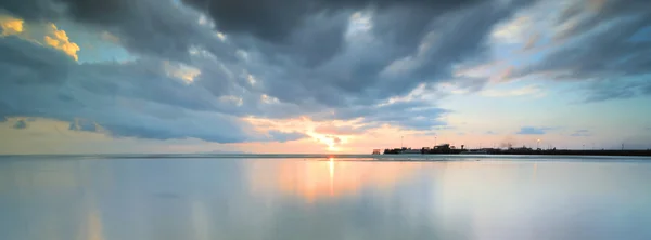 Seascape Nathon pier v Thajsku — Stock fotografie