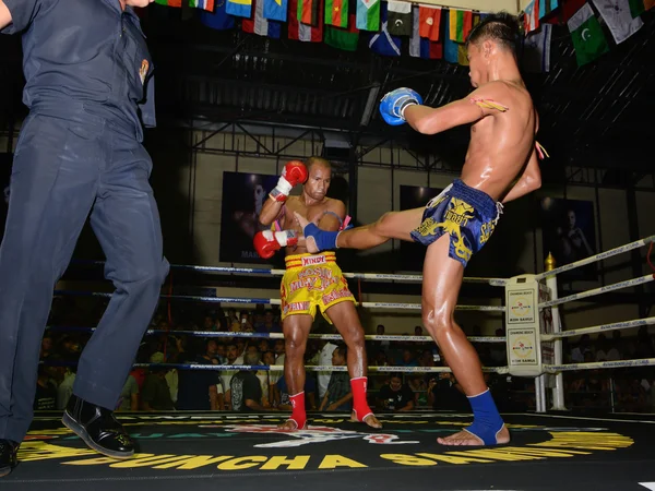 Boxe tailandês — Fotografia de Stock