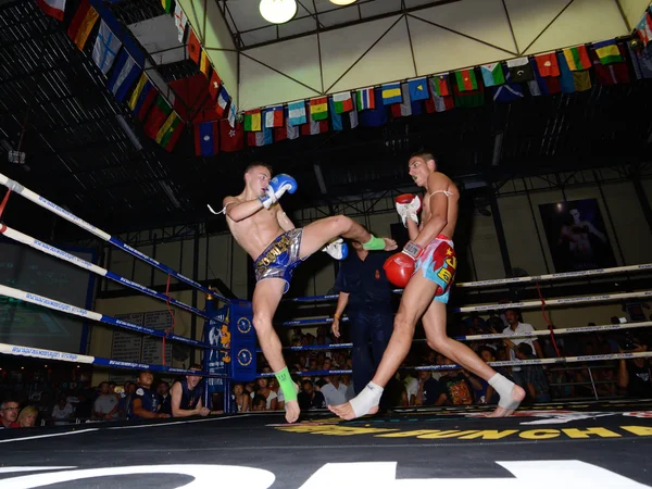 Boxe tailandês — Fotografia de Stock