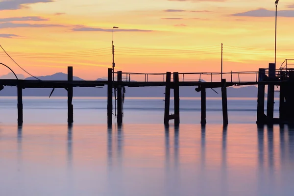 Paysage marin du soir — Photo