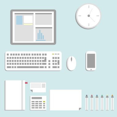 çalışma alanı'nın düz şekil