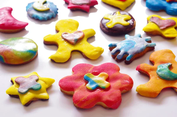 Renkli kurabiye — Stok fotoğraf