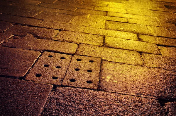 Wet Old Pavement — Stock Photo, Image