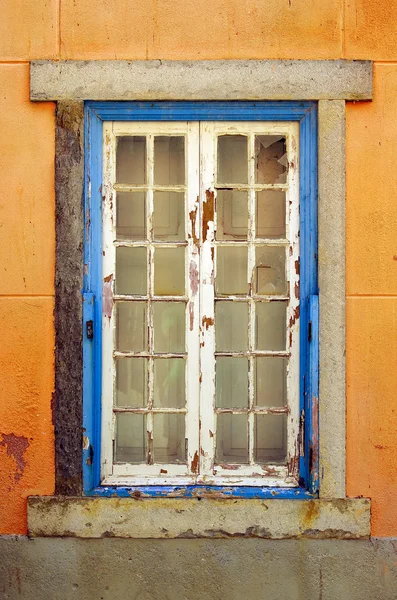 Blaues Fenster — Stockfoto