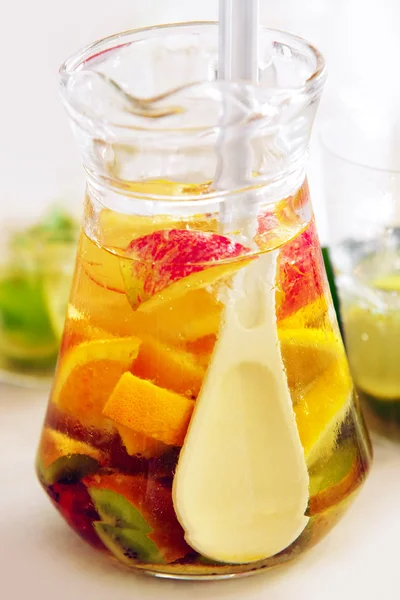 Vit sangria — Stockfoto