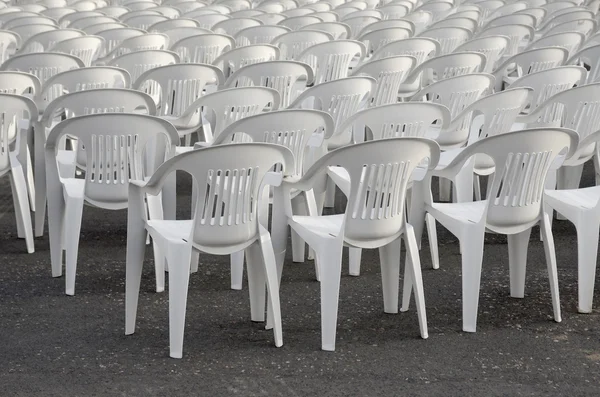 Linhas de cadeiras — Fotografia de Stock