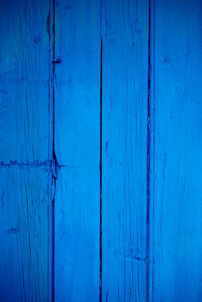Blue Wooden Background — Stock Photo, Image