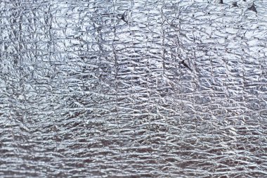 Metal kağıdın dokusu yakın plan görüntüde