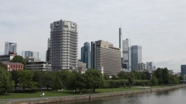 bankenviertel de frankfurt am main, deutschland