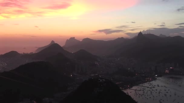 Monumento Cristo Redentore a Rio de Janeiro, Brasile — Video Stock