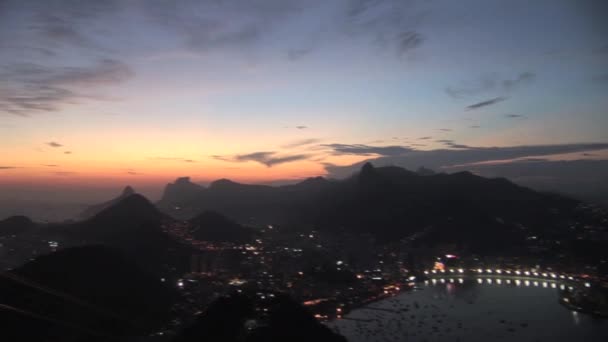 Monumento Cristo Redentor no Rio de Janeiro, Brasil — Vídeo de Stock