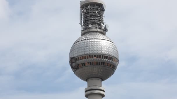 Torre Alexanderplatz de Berlim, EUA — Vídeo de Stock